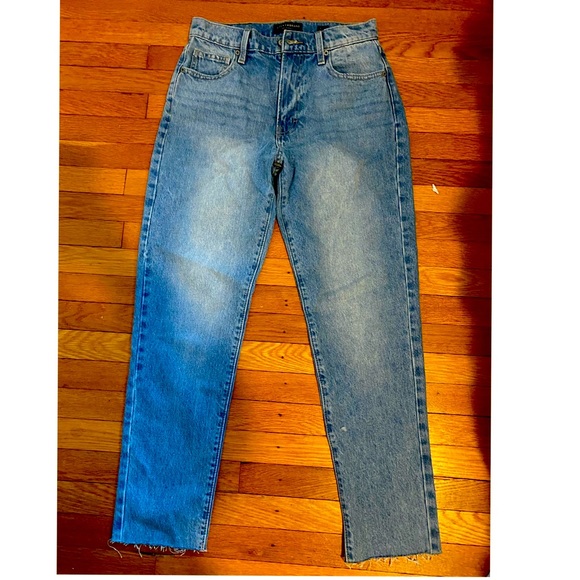 Lucky Brand denim jeans size 2/26 never worn loose fitting high waisted - Picture 1 of 4